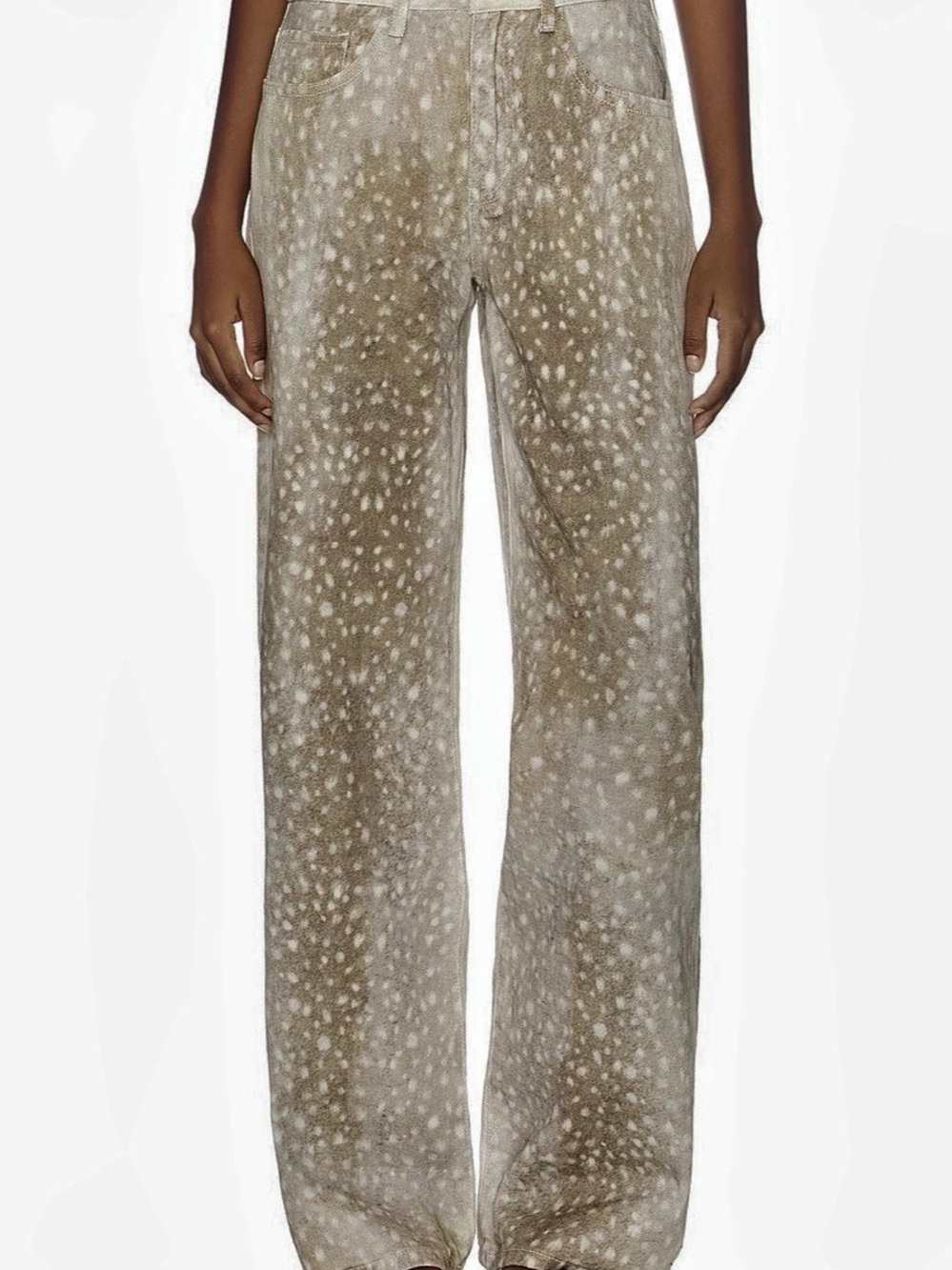 Superdown revolve Wide Leg deer Print freya jean